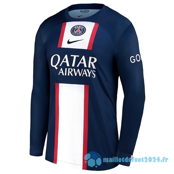 Nouveau Thailande Domicile Manches Longues Paris Saint Germain 2022 2023 Bleu