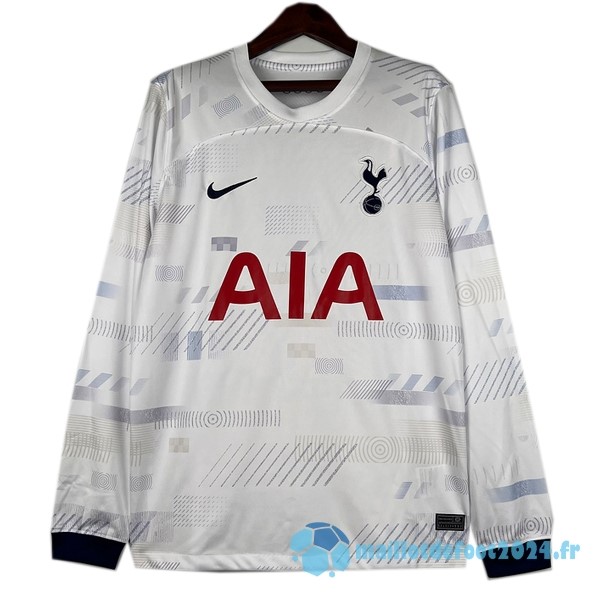 Nouveau Thailande Domicile Manches Longues Tottenham Hotspur 2023 2024 Blanc