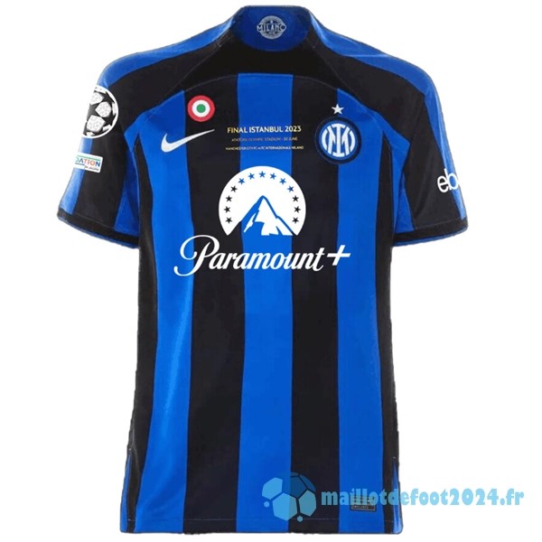 Nouveau Thailande Domicile UEFA Champions League Finals Maillot Inter Milán 2022 2023 Bleu