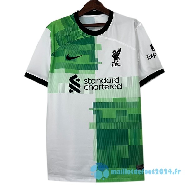 Nouveau Thailande Exterieur Concept Maillot Liverpool 2023 2024 Vert I Blanc