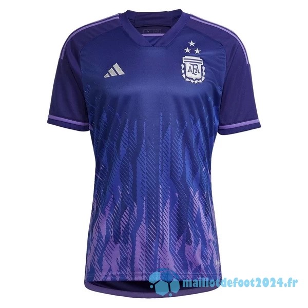 Nouveau Thailande Exterieur Maillot Argentine 3 Stars 2022 Purpura