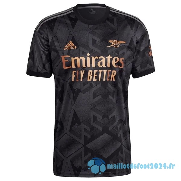 Nouveau Thailande Exterieur Maillot Arsenal 2022 2023 Noir