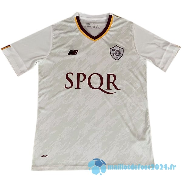 Nouveau Thailande Exterieur Maillot As Roma 2022 2023 I Blanc