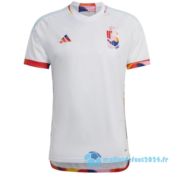 Nouveau Thailande Exterieur Maillot Belgique 2022 Blanc