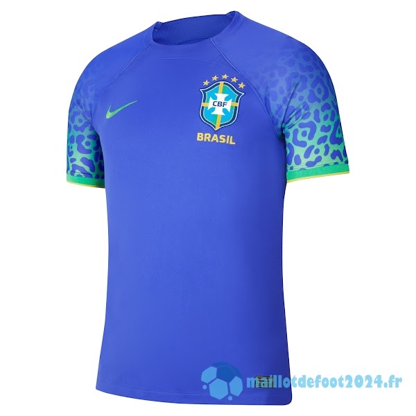 Nouveau Thailande Exterieur Maillot Brésil 2022 Bleu