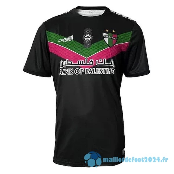 Nouveau Thailande Exterieur Maillot CD Palestino 2022 2023 Noir