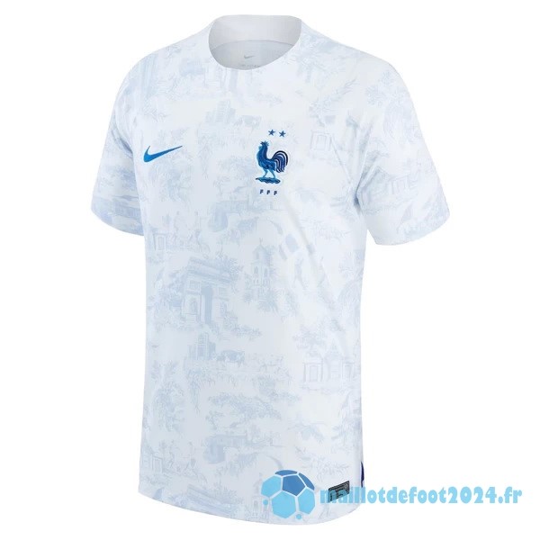 Nouveau Thailande Exterieur Maillot France 2022 Blanc