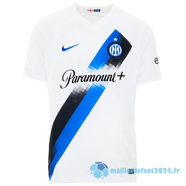 Nouveau Thailande Exterieur Maillot Inter Milán 2023 2024 Blanc