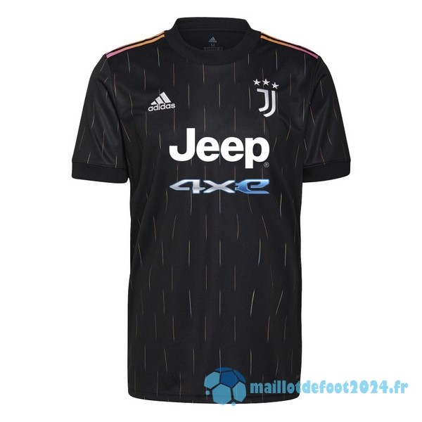 Nouveau Thailande Exterieur Maillot Juventus 2021 2022 Noir