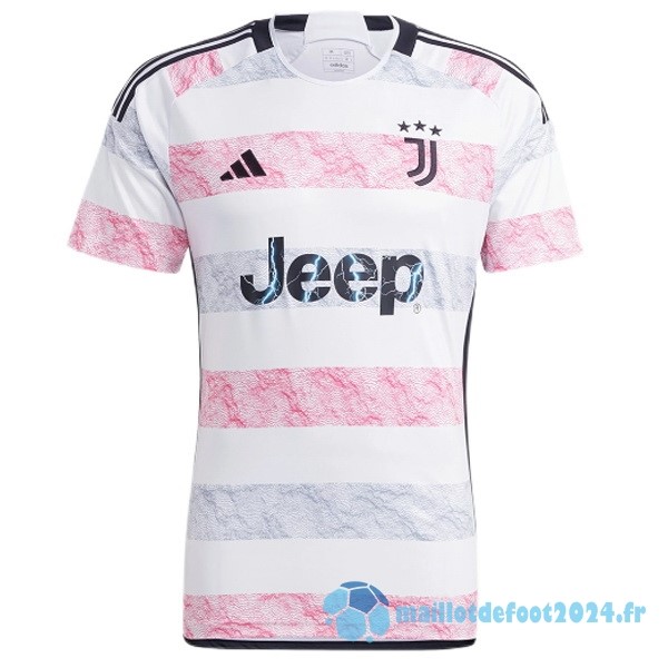 Nouveau Thailande Exterieur Maillot Juventus 2023 2024 Blanc