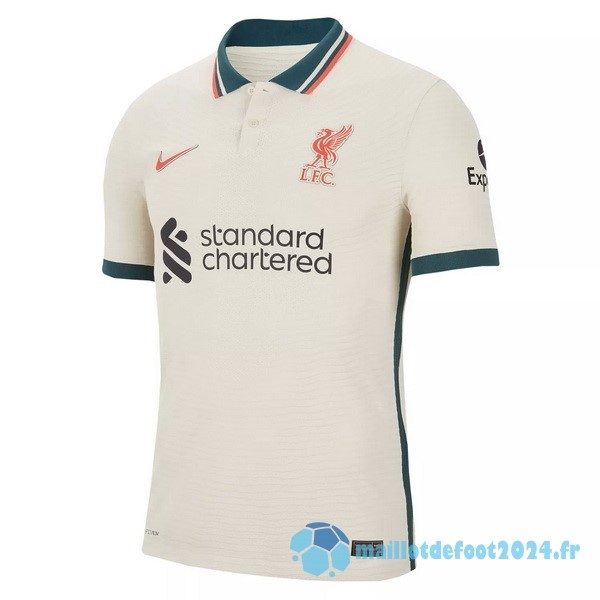 Nouveau Thailande Exterieur Maillot Liverpool 2021 2022 Jaune