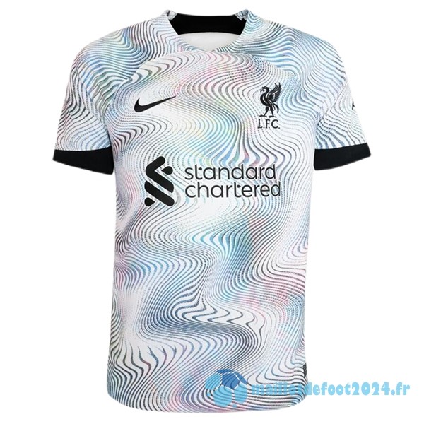 Nouveau Thailande Exterieur Maillot Liverpool 2022 2023 Blanc