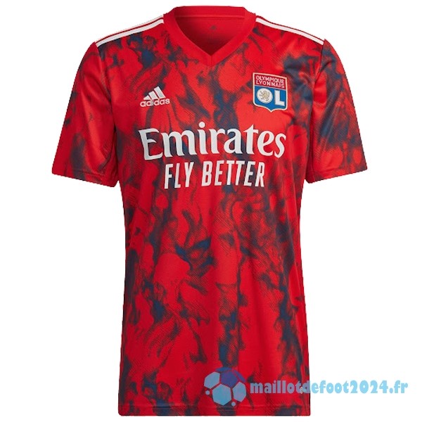 Nouveau Thailande Exterieur Maillot Lyon 2022 2023 Rouge