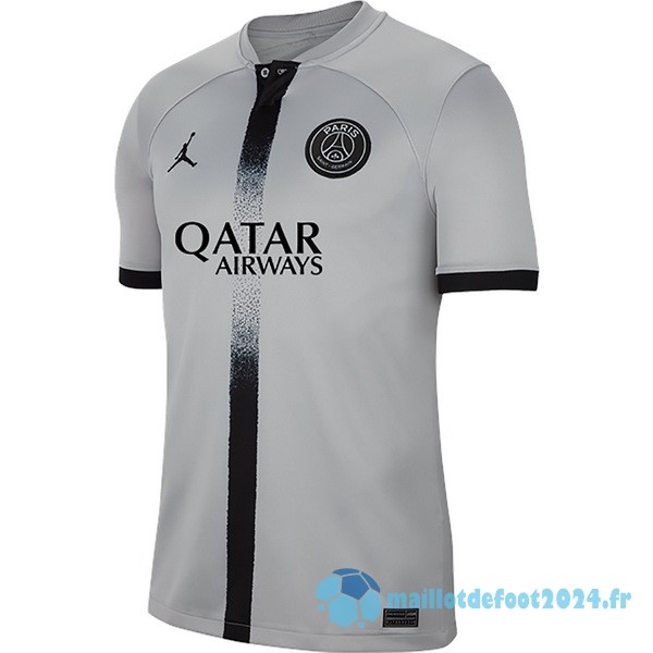 Nouveau Thailande Exterieur Maillot Paris Saint Germain 2022 2023 Gris