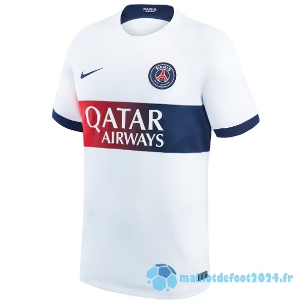 Nouveau Thailande Exterieur Maillot Paris Saint Germain 2023 2024 Blanc