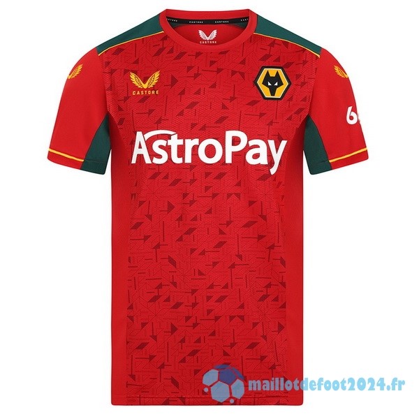 Nouveau Thailande Exterieur Maillot Wolves 2023 2024 Rouge