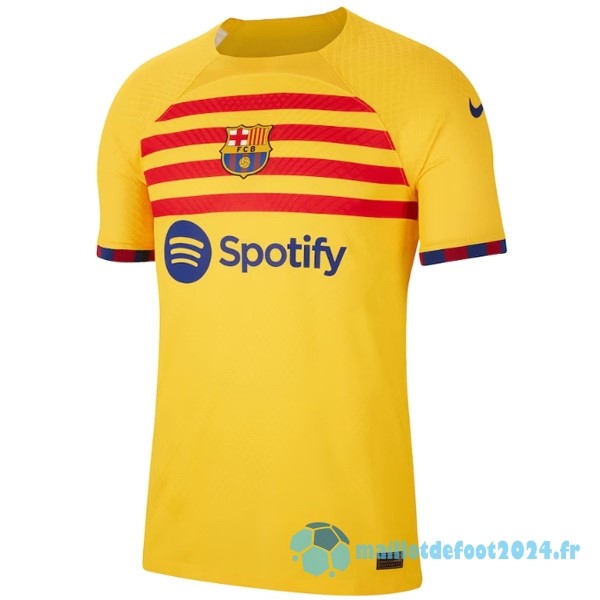 Nouveau Thailande Fourth Joueurs Maillot Barcelona 2022 2023 Jaune