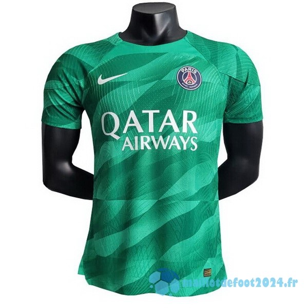 Nouveau Thailande Gardien Joueurs Maillot Paris Saint Germain 2023 2024 Vert