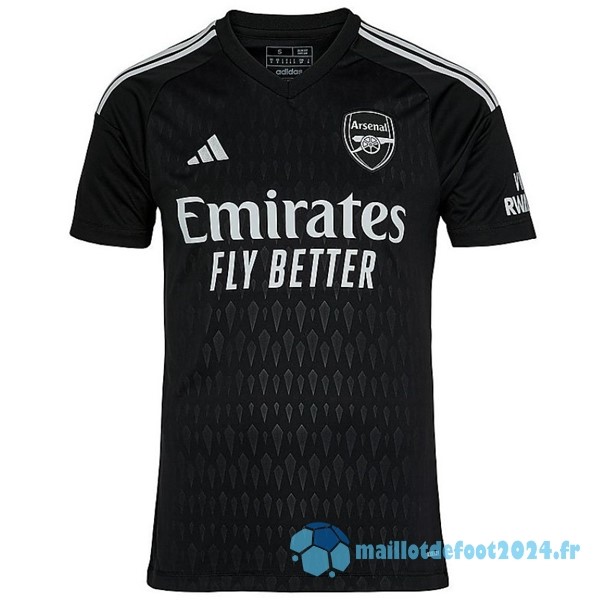 Nouveau Thailande Gardien Maillot Arsenal 2023 2024 Noir