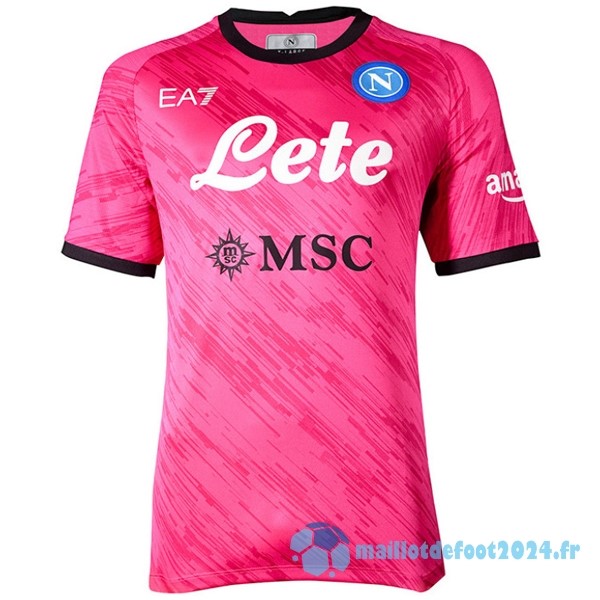 Nouveau Thailande Gardien Maillot Napoli 2022 2023 Rose