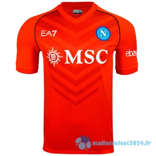 Nouveau Thailande Gardien Maillot Napoli 2023 2024 Orange