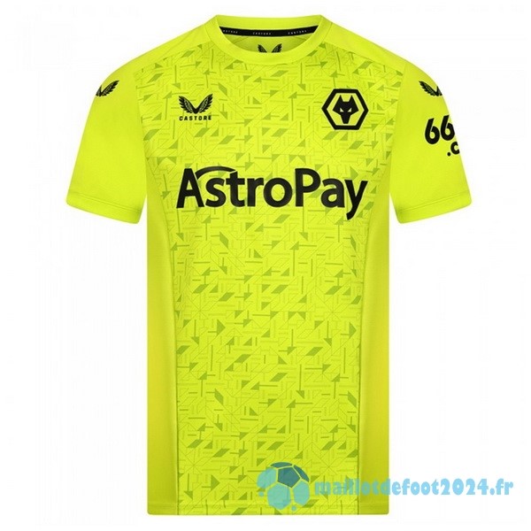 Nouveau Thailande Gardien Maillot Wolves 2023 2024 Vert