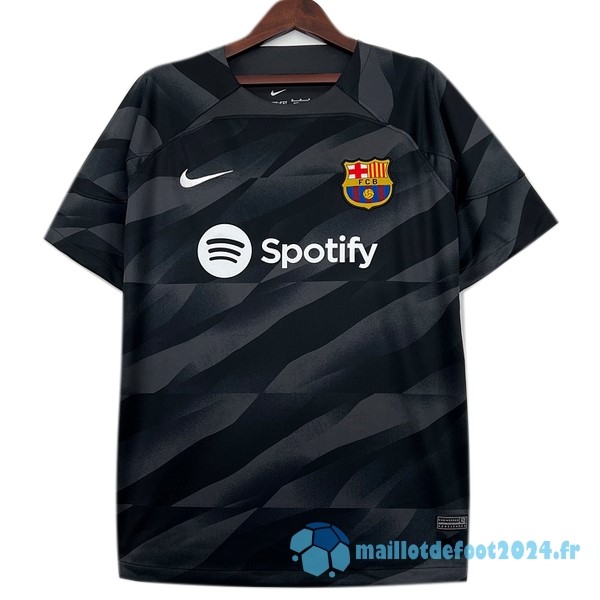 Nouveau Thailande Maillot Gardien Barcelona 2022 2023 Noir