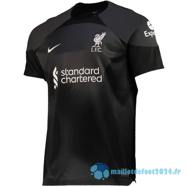 Nouveau Thailande Maillot Gardien Liverpool 2022 2023 Noir