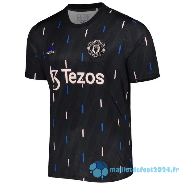 Nouveau Thailande Pré match Maillot Manchester United 2022 2023 Noir