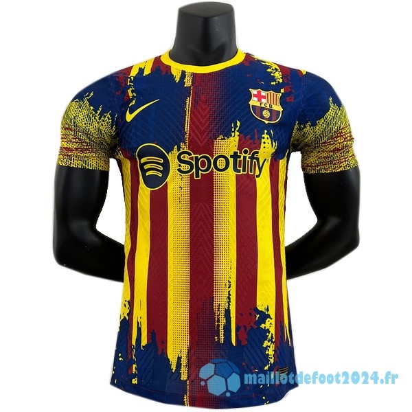 Nouveau Thailande Spécial Joueurs Maillot Barcelona 2023 2024 Jaune