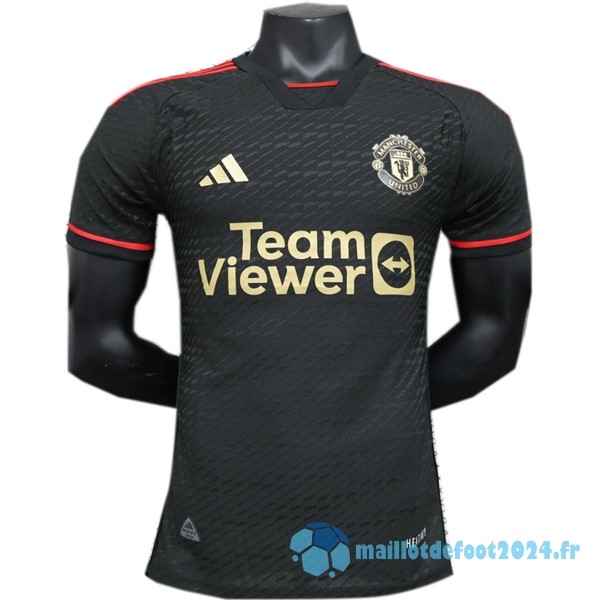 Nouveau Thailande Spécial Joueurs Maillot Manchester United 2023 2024 I Noir