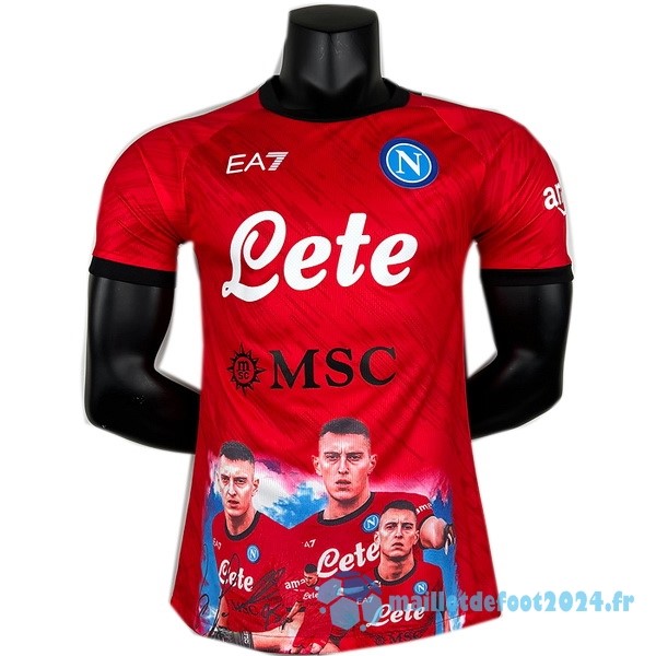 Nouveau Thailande Spécial Joueurs Maillot Napoli 2023 2024 Rouge