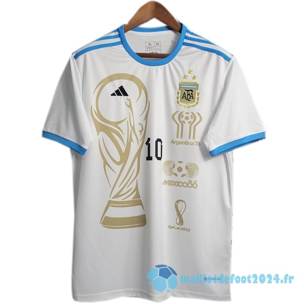 Nouveau Thailande Spécial Maillot Argentine 2022 Blanc