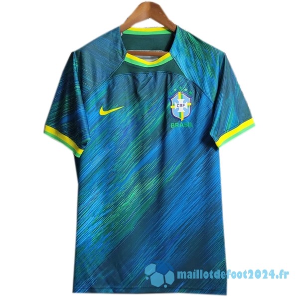 Nouveau Thailande Spécial Maillot Brésil 2022 Bleu Vert