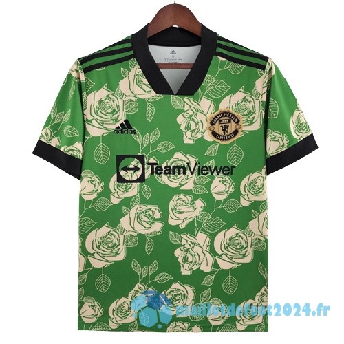 Nouveau Thailande Spécial Maillot Manchester United 2022 2023 Vert