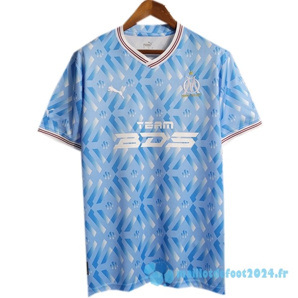 Nouveau Thailande Spécial Maillot Marsella 2023 2024 Bleu