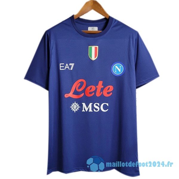 Nouveau Thailande Spécial Maillot Napoli 2023 2024 Bleu