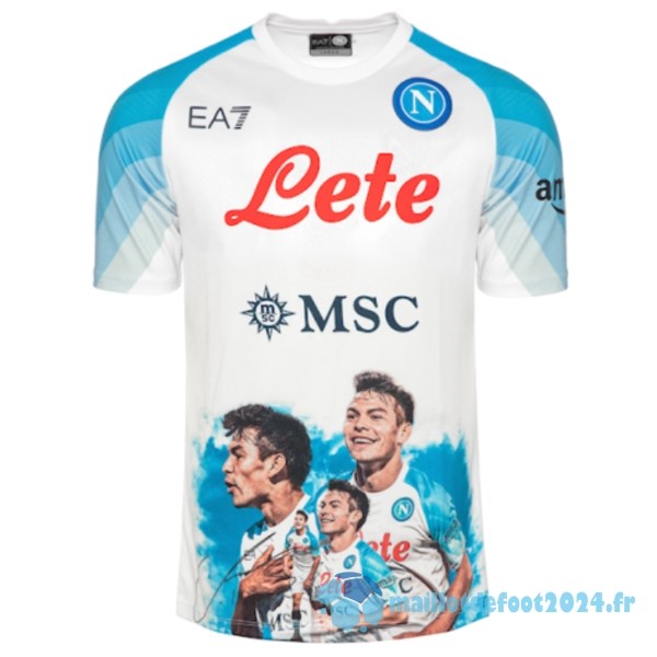 Nouveau Thailande Spécial Maillot Napoli 2023 2024 Bleu Blanc