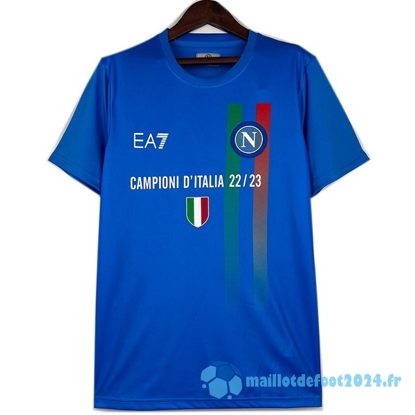 Nouveau Thailande Spécial Maillot Napoli 2023 2024 II Bleu