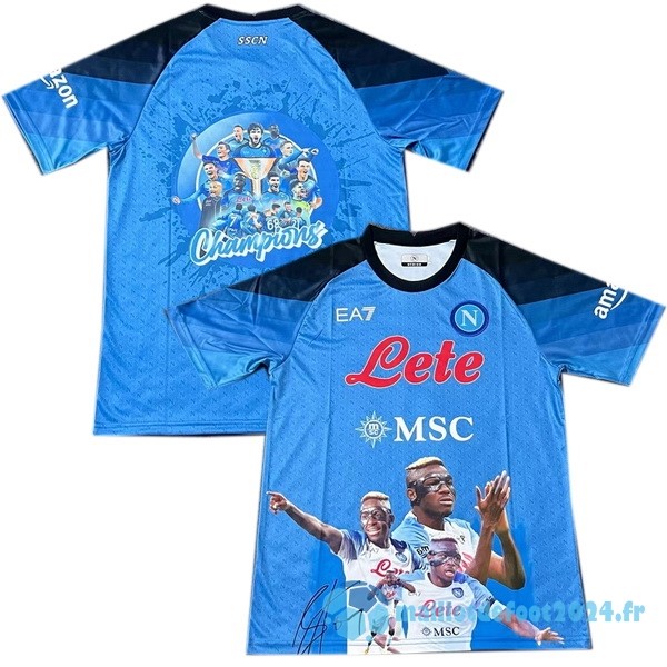 Nouveau Thailande Spécial Maillot Napoli 2023 2024 I Bleu