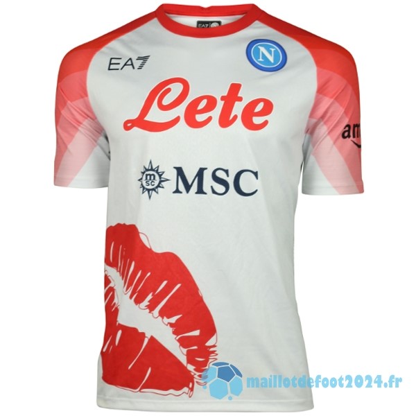 Nouveau Thailande Spécial Maillot Napoli 2023 Blanc Rouge