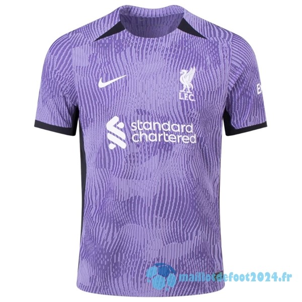 Nouveau Thailande Third Joueurs Maillot Liverpool 2023 2024 Purpura