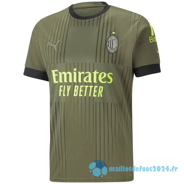 Nouveau Thailande Third Maillot AC Milan 2022 2023 Vert