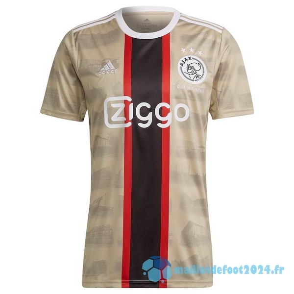 Nouveau Thailande Third Maillot Ajax 2022 2023 Jaune