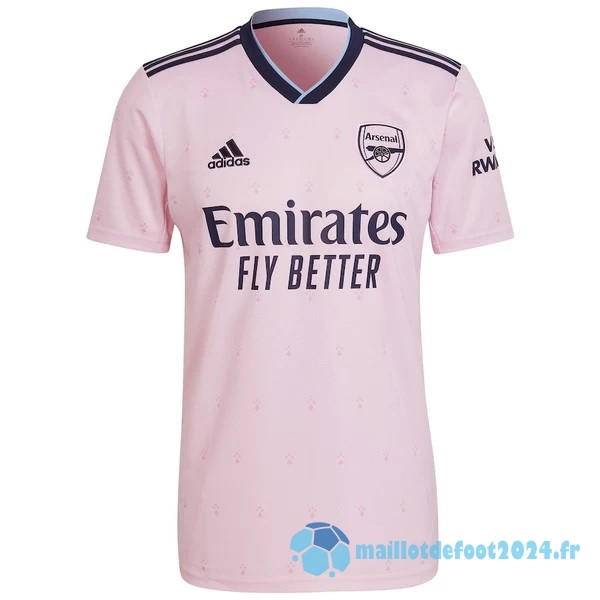 Nouveau Thailande Third Maillot Arsenal 2022 2023 Rose