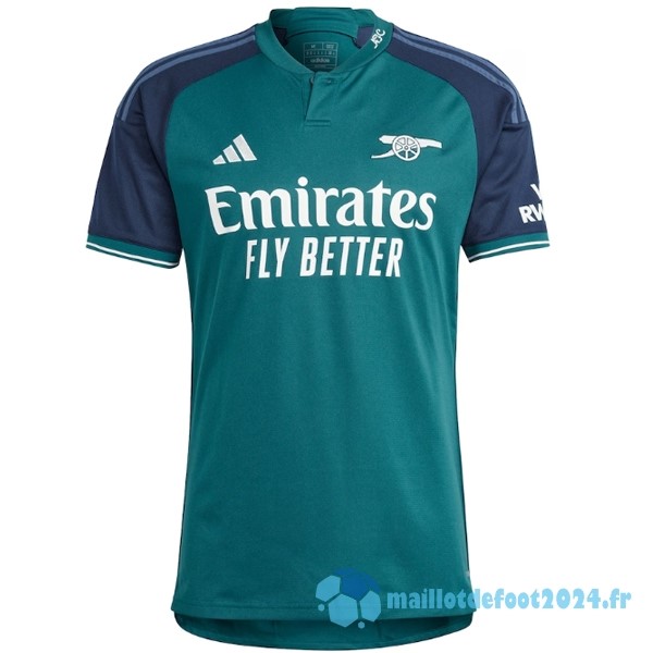 Nouveau Thailande Third Maillot Arsenal 2023 2024 Vert