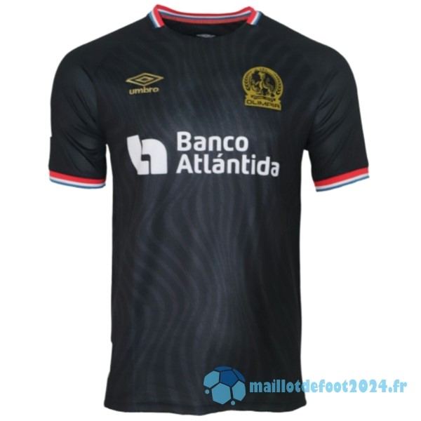 Nouveau Thailande Third Maillot CD Olimpia 2022 2023 Noir