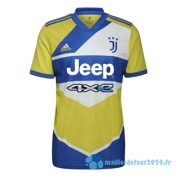 Nouveau Thailande Third Maillot Juventus 2021 2022 Jaune