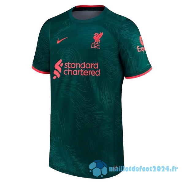 Nouveau Thailande Third Maillot Liverpool 2022 2023 Vert