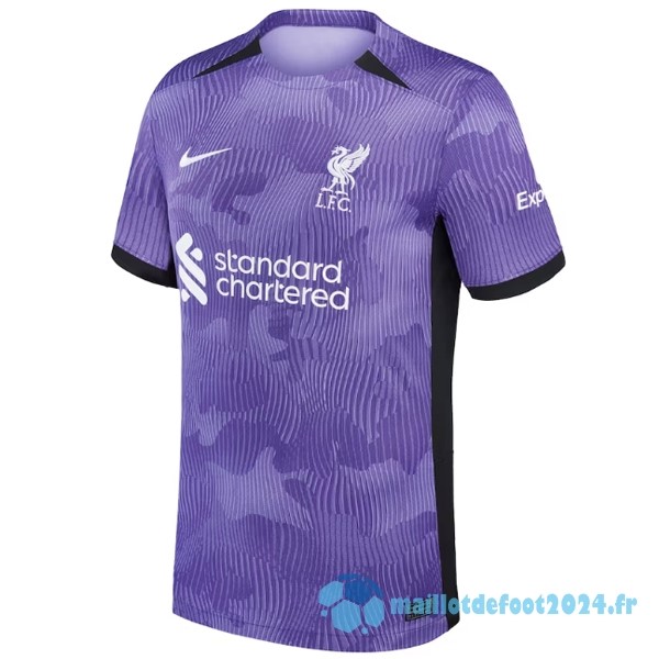 Nouveau Thailande Third Maillot Liverpool 2023 2024 Purpura